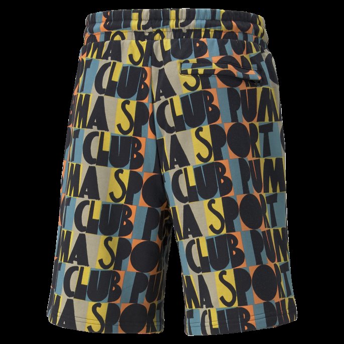 Svart Puma På Tilbud Hc Printed Herreshorts