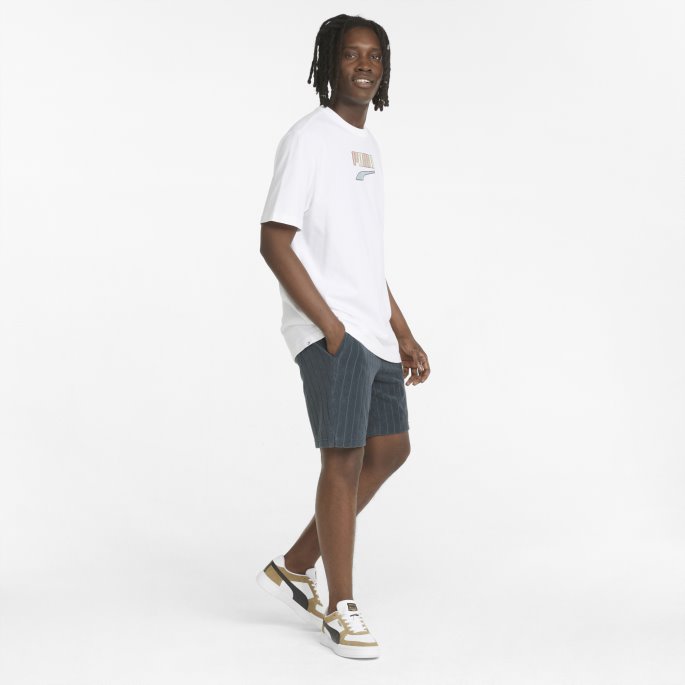Puma På Salg Downtown Toweling Menns Shorts Mørk Skifer