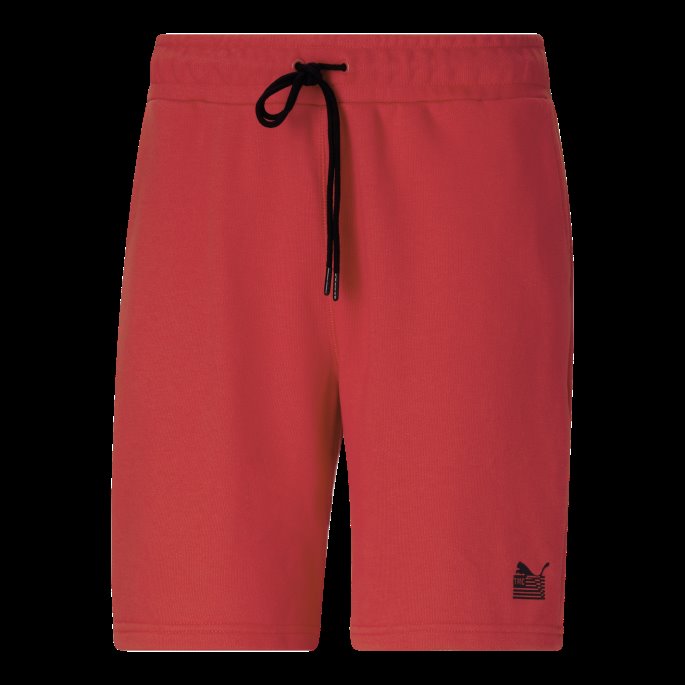 Puma På Tilbud X Tmc Hverdagshussle Sweatshorts Høyrisiko Rød