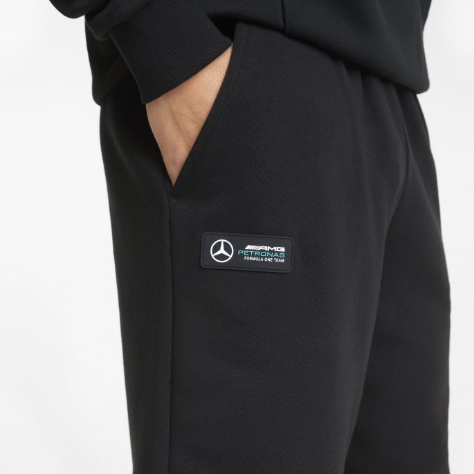 Mercedes-amg Petronas Essentials Shorts Svart Puma På Salg