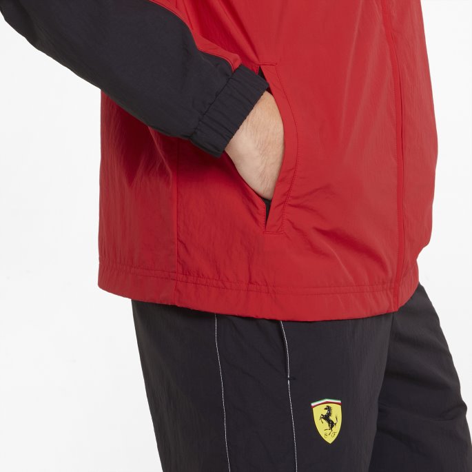 Puma På Tilbud Rosso Corsa Scuderia Ferrari Race Statement Herrejakke