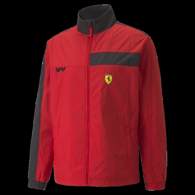 Puma På Tilbud Rosso Corsa Scuderia Ferrari Race Statement Herrejakke