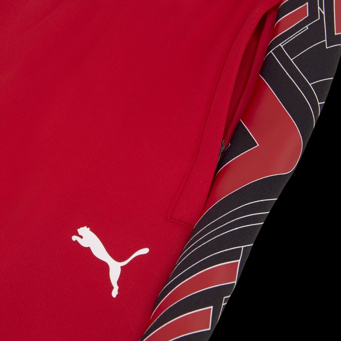 Scuderia Ferrari Race T7 Treningsbukser For Menn Puma På Tilbud Rosso Corsa