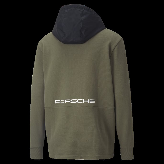 Puma På Tilbud Porsche Legacy Statement Hettegenser For Menn Mørkegrønn Mose