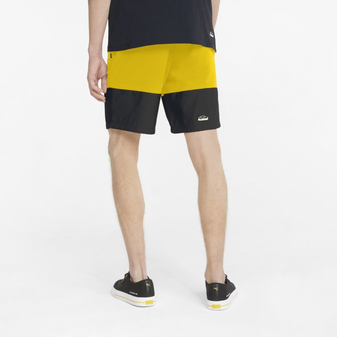 Porsche Legacy Sweatshorts For Menn Sitron Krom Puma På Salg