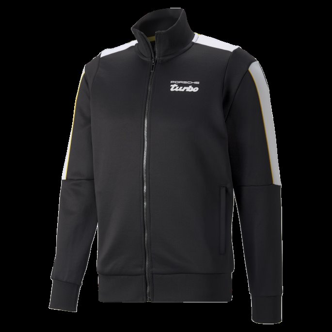 Puma På Tilbud Porsche Legacy T7 Treningsjakke For Menn Svart