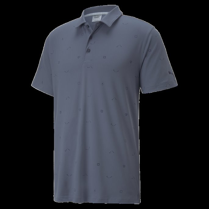 Puma På Tilbud Skyspunnet H8 Herre Golf Polo Skjorte Kveld Sky-marine Blazer