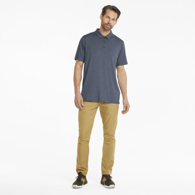 Cloudspun H8 Herre Golf Poloskjorte Puma På Salg Kveld Sky-marine Blazer