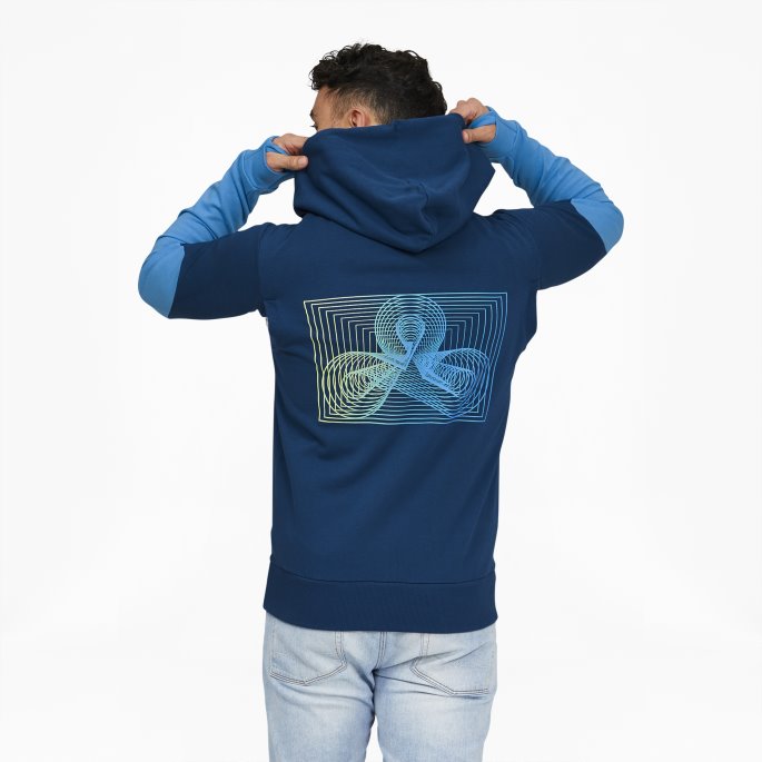 Puma På Tilbud X Cloud9 Full-zip Herre Esports Hettegenser Seilblå