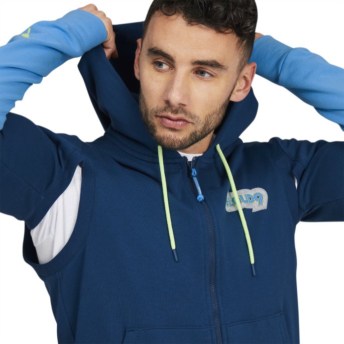 Puma På Tilbud X Cloud9 Full-zip Herre Esports Hettegenser Seilblå