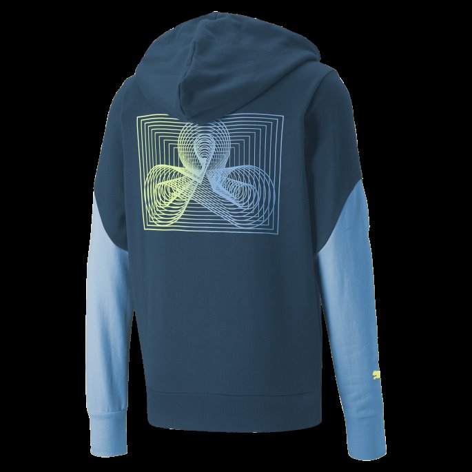 Puma På Tilbud X Cloud9 Full-zip Herre Esports Hettegenser Seilblå