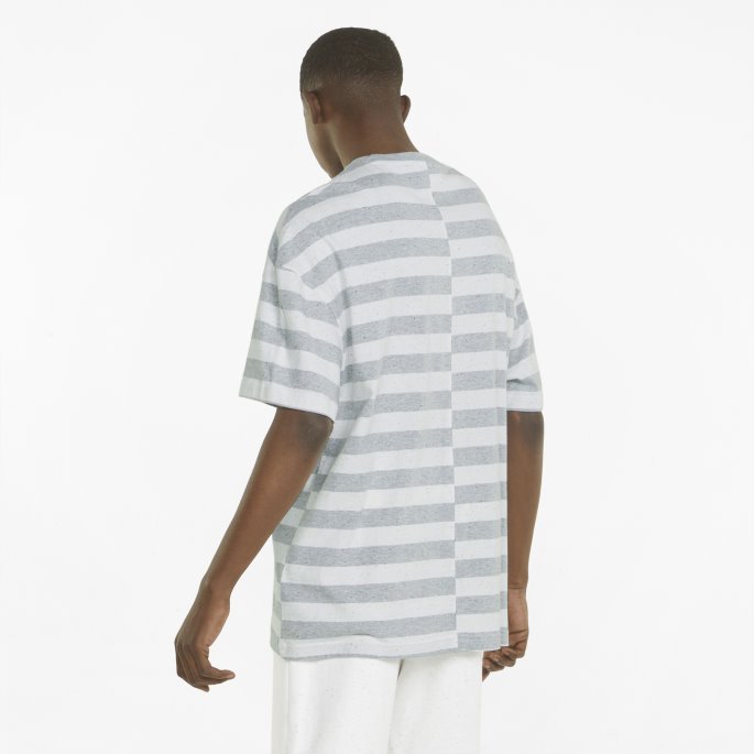 Pristine Heather Puma På Tilbud Re:collection Oversized Herre-t-skjorte