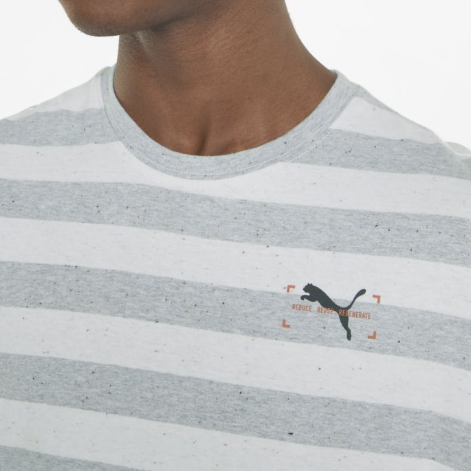 Pristine Heather Puma På Tilbud Re:collection Oversized Herre-t-skjorte