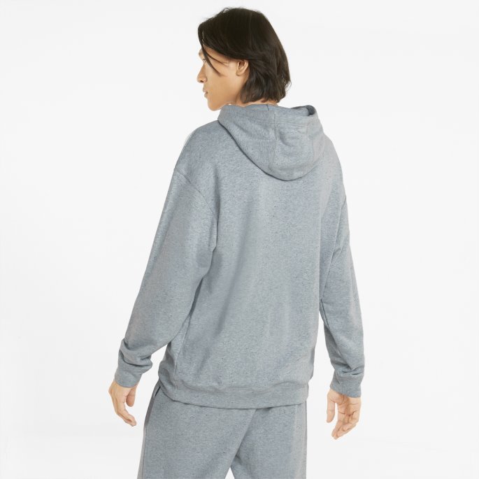 Puma På Tilbud Lys Grå Lyng Re:collection Grafisk Hettegenser