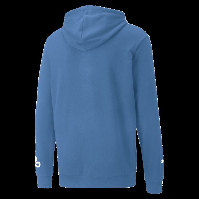 Puma På Tilbud X Cloud9 Essentials Esports-hettegenser For Menn Bleu Azur