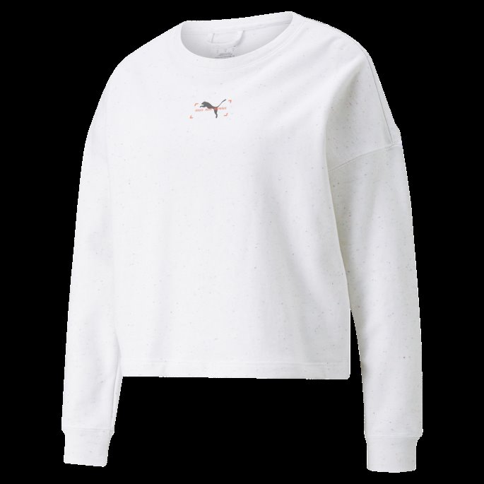 Re:collection Avslappet Damegenser Med Rund Hals Uberørt Heather Puma På Tilbud