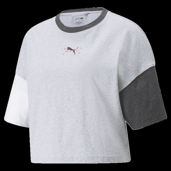 Re:collection Oversized Dame-t-skjorte Lysegrå Lyng Puma På Tilbud