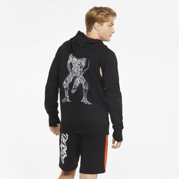 Puma På Tilbud Rkdo Grafisk Esports Hettegenser For Menn Svart