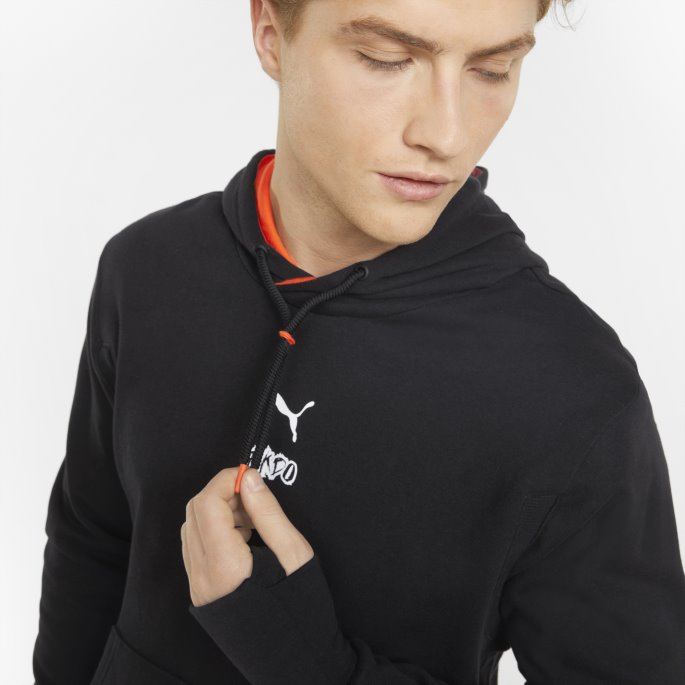 Puma På Tilbud Rkdo Grafisk Esports Hettegenser For Menn Svart