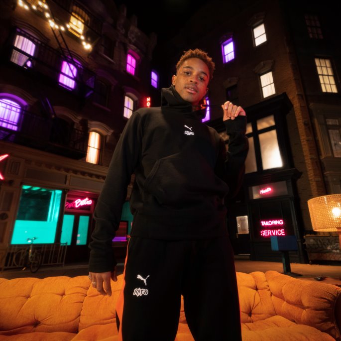 Puma På Tilbud Rkdo Grafisk Esports Hettegenser For Menn Svart