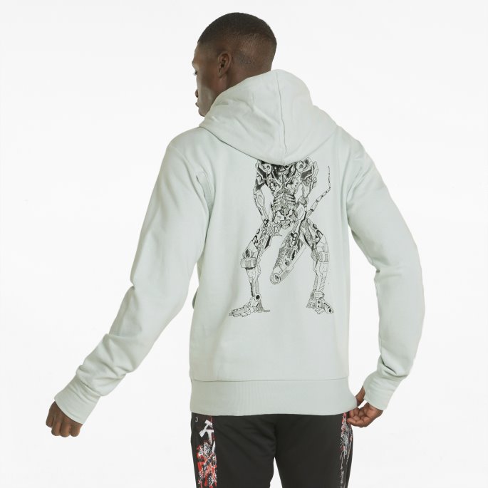 Puma På Salg Ice Flow Rkdo Grafisk Esports-hettegenser For Menn