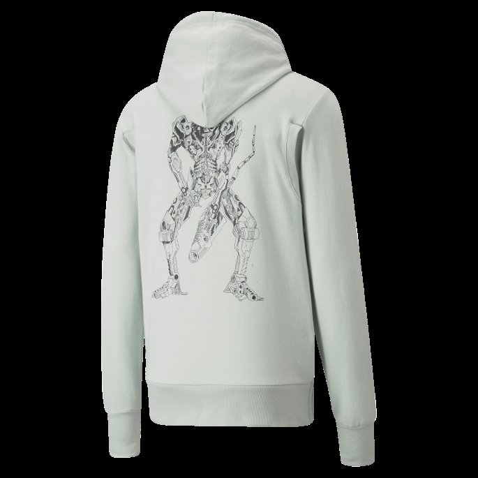 Puma På Salg Ice Flow Rkdo Grafisk Esports-hettegenser For Menn
