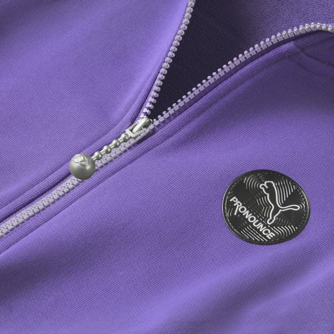 Puma På Tilbud X Uttale Halvglidelås Damegenser Ultrafiolett