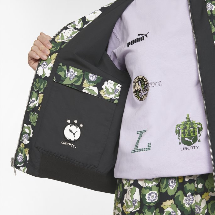 Puma På Tilbud X Liberty Kort Jakke For Kvinner Svart