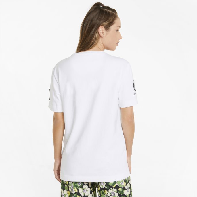 Puma På Tilbud X Liberty Badge Dame T-skjorte Hvit