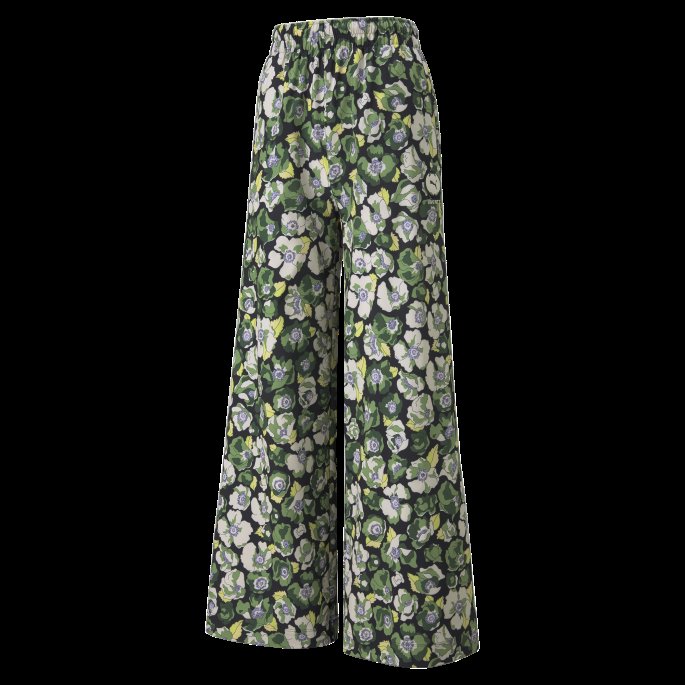 Puma På Tilbud X Liberty Wide Leg Damebukser Svart-blomst Aop