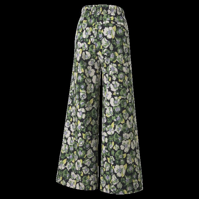 Puma På Tilbud X Liberty Wide Leg Damebukser Svart-blomst Aop