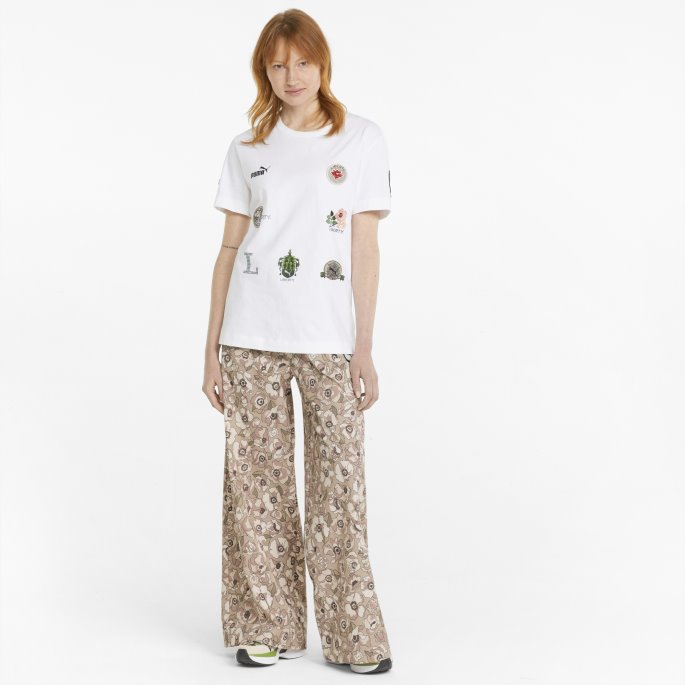 Sun Kiss-aop Puma På Tilbud X Liberty Wide Leg Damebukser