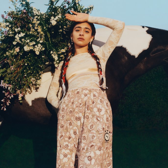 Sun Kiss-aop Puma På Tilbud X Liberty Wide Leg Damebukser