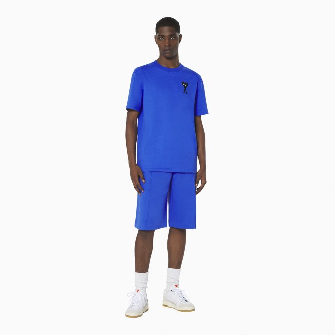 Puma På Tilbud X Ami Blendende Blå Strikkeshorts
