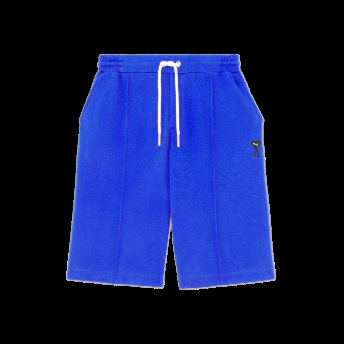 Puma På Tilbud X Ami Blendende Blå Strikkeshorts