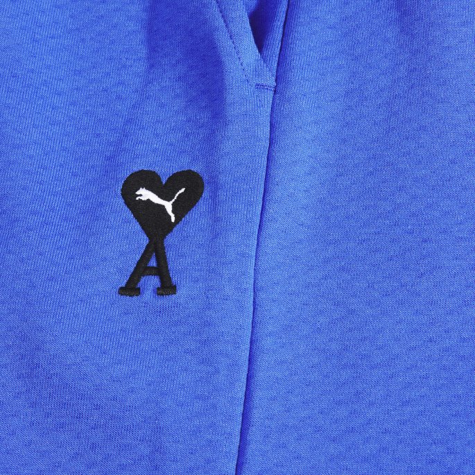 Puma På Tilbud X Ami Blendende Blå Strikkeshorts