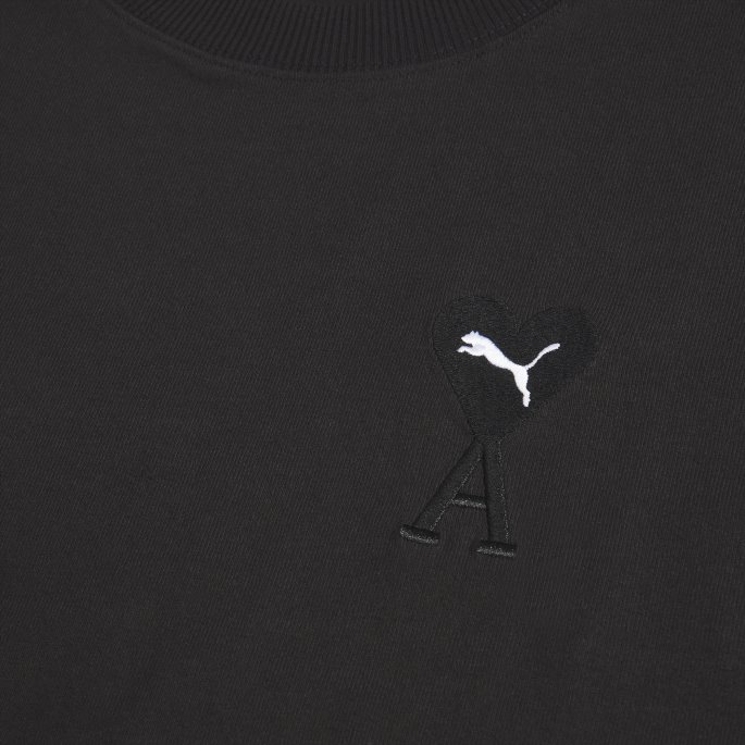 Puma På Tilbud X Ami Graphic Damet-skjorte Svart
