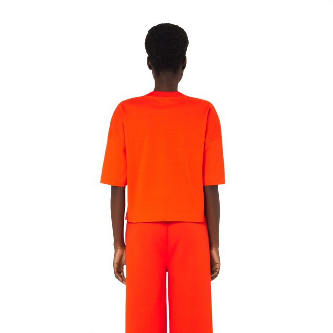 Puma På Tilbud X Ami Grafisk T-skjorte For Kvinner Orange.com