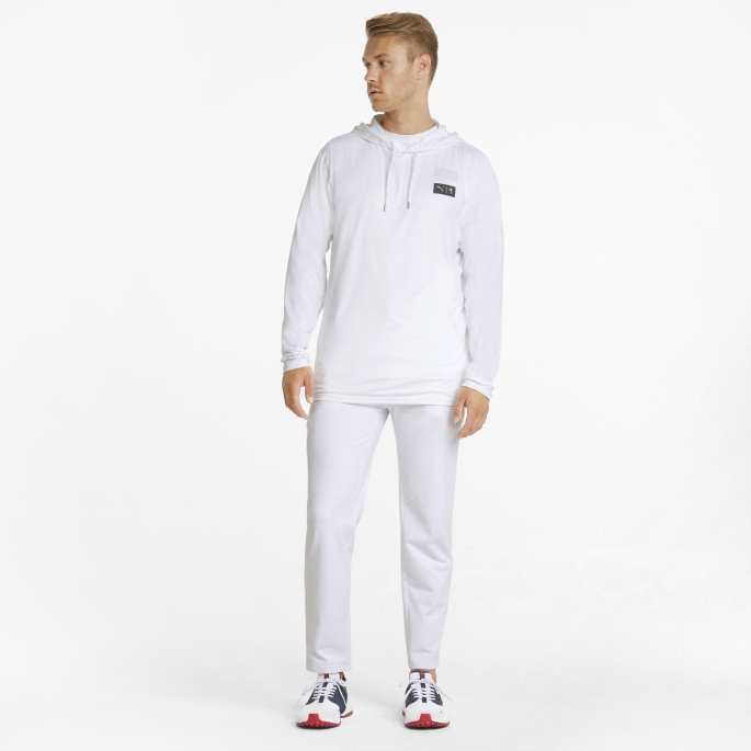Puma På Tilbud X Ptc Golf Hettegenser For Menn Lys Hvit