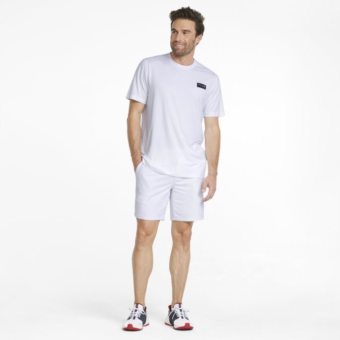 Puma På Tilbud X Ptc Cloudspun Golfshorts For Menn Knallhvit