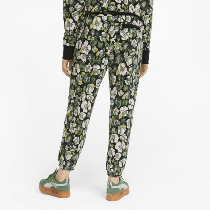 Puma På Tilbud X Liberty Printed Joggebukser For Kvinner Svart-blomst Aop