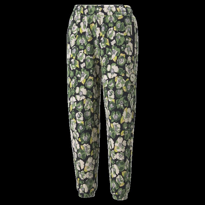 Puma På Tilbud X Liberty Printed Joggebukser For Kvinner Svart-blomst Aop