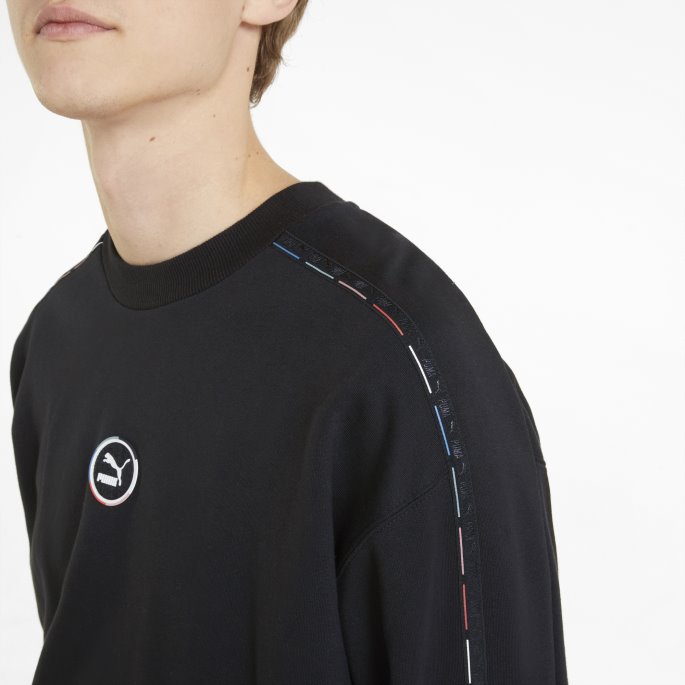 T7 Go For Sweatshirt Med Rund Hals Svart Puma På Tilbud