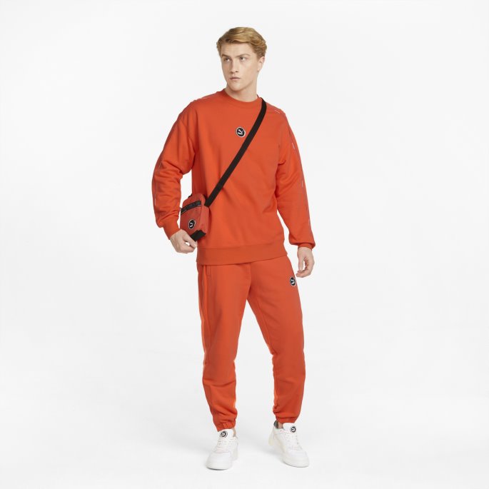 Puma På Tilbud T7 Go For Crew Neck Sweatshirt Firelight