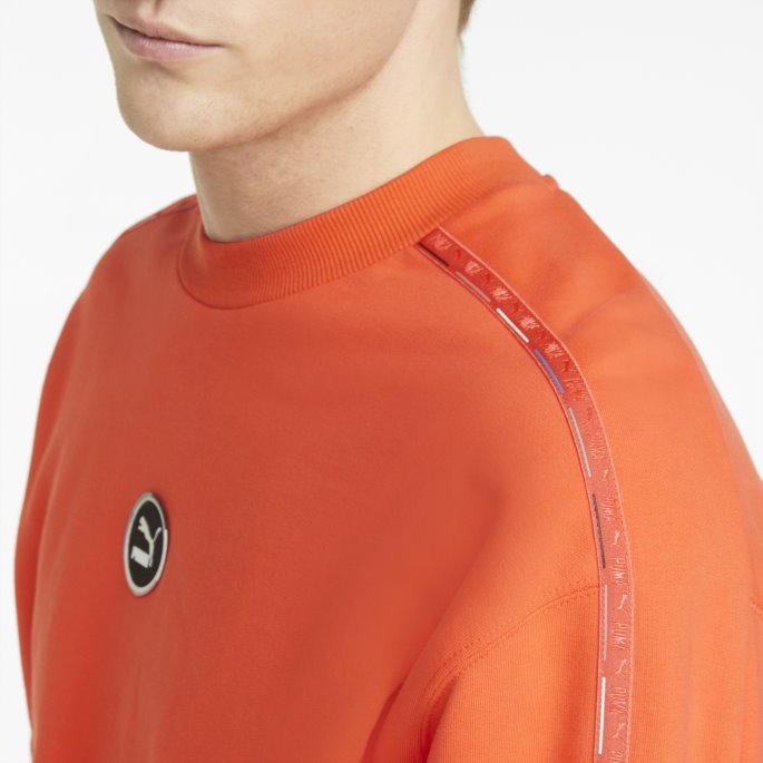 Puma På Tilbud T7 Go For Crew Neck Sweatshirt Firelight