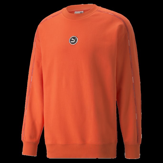 Puma På Tilbud T7 Go For Crew Neck Sweatshirt Firelight