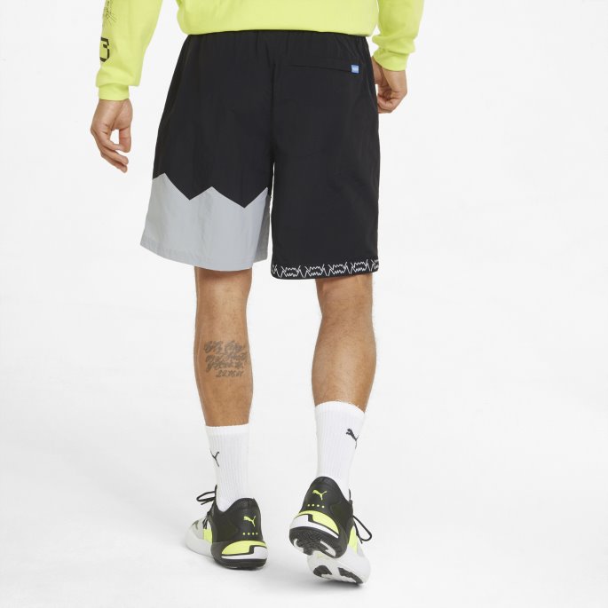 Black-harbor Mist Puma På Salg Kjever Vevde Basketballshorts For Menn