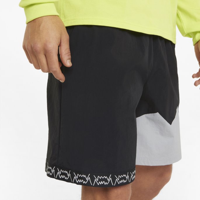 Black-harbor Mist Puma På Salg Kjever Vevde Basketballshorts For Menn