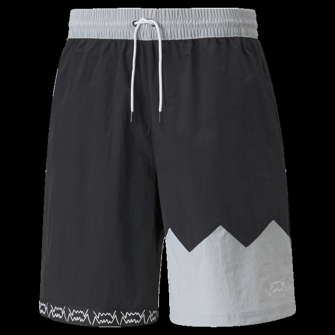 Black-harbor Mist Puma På Salg Kjever Vevde Basketballshorts For Menn