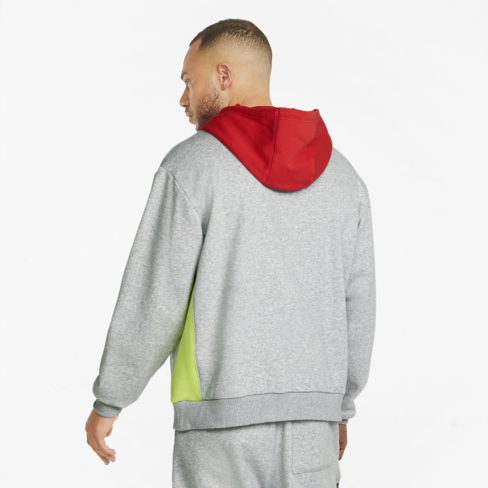 Puma På Tilbud Lys Grå Lyng Playbook Basketball Genser For Menn